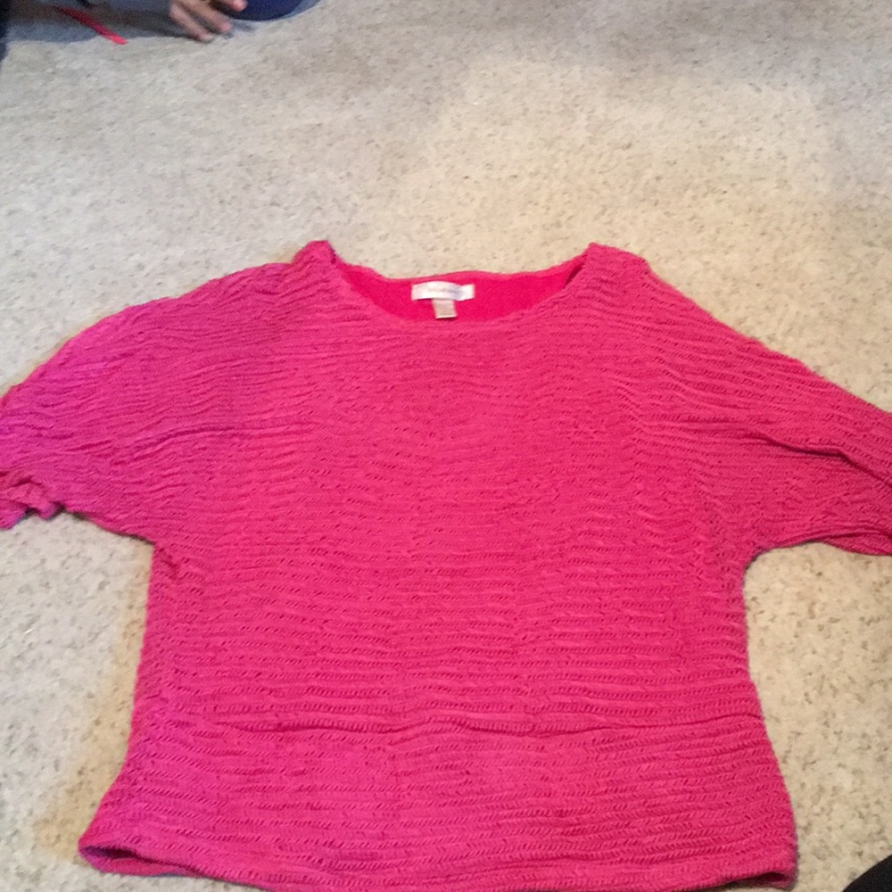 Pink short sleeve top